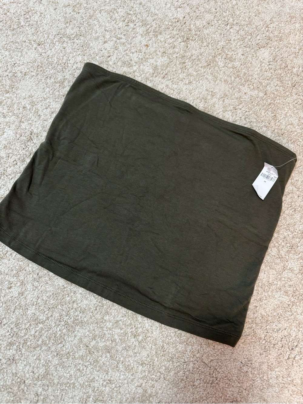Old Navy Olive Green Tube Top Bandeau NWT Size 2X